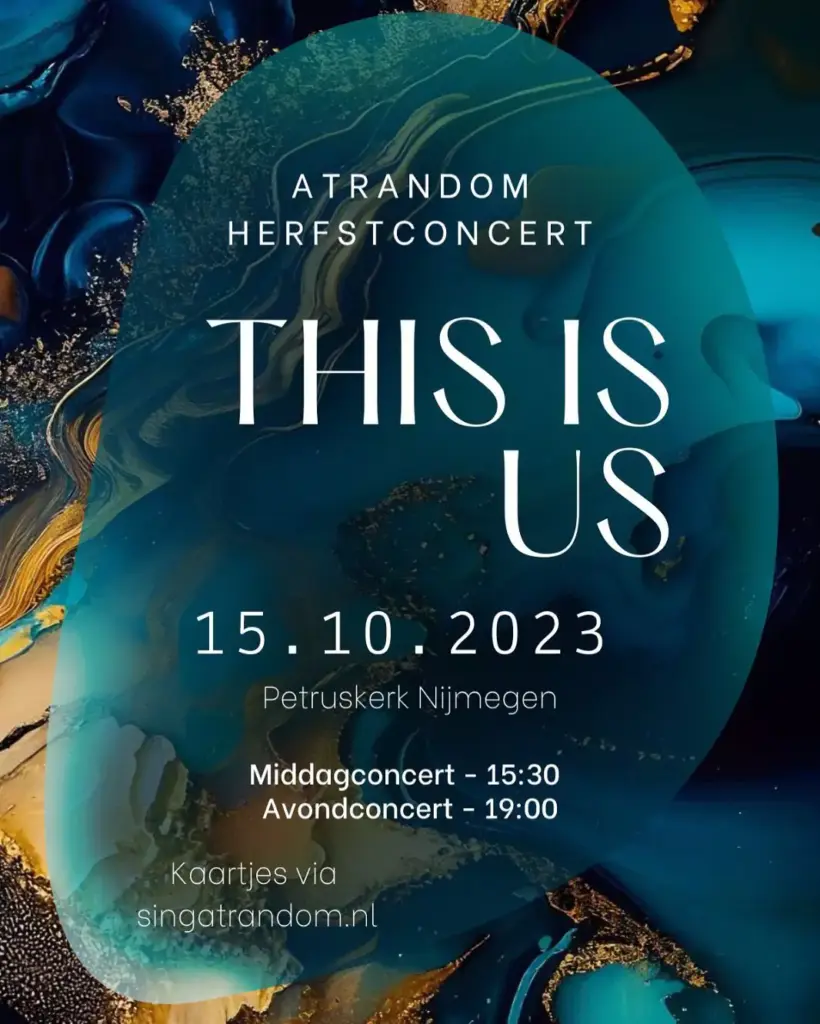 At Random - This Is Us - 15 oktober 2023 - Concertposter