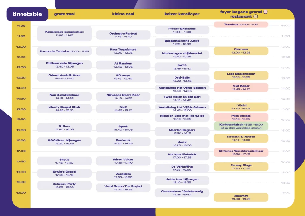 Podium voor de stad 2026 - programma